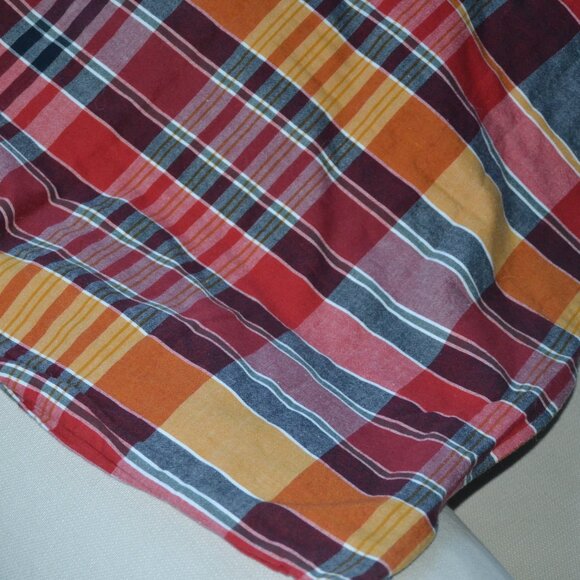 Pottery Barn Quinn Plaid Madras 24" X 24" Pillow Cover 100% Cotton SUMMER! - Picture 2 of 6